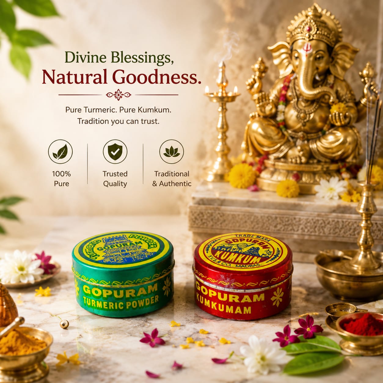 kumkum & turmeric
