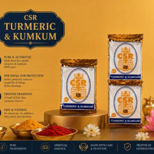 Turmericand kumkum