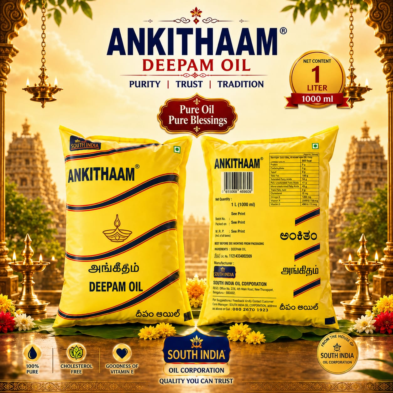 1 litre ankitham oil